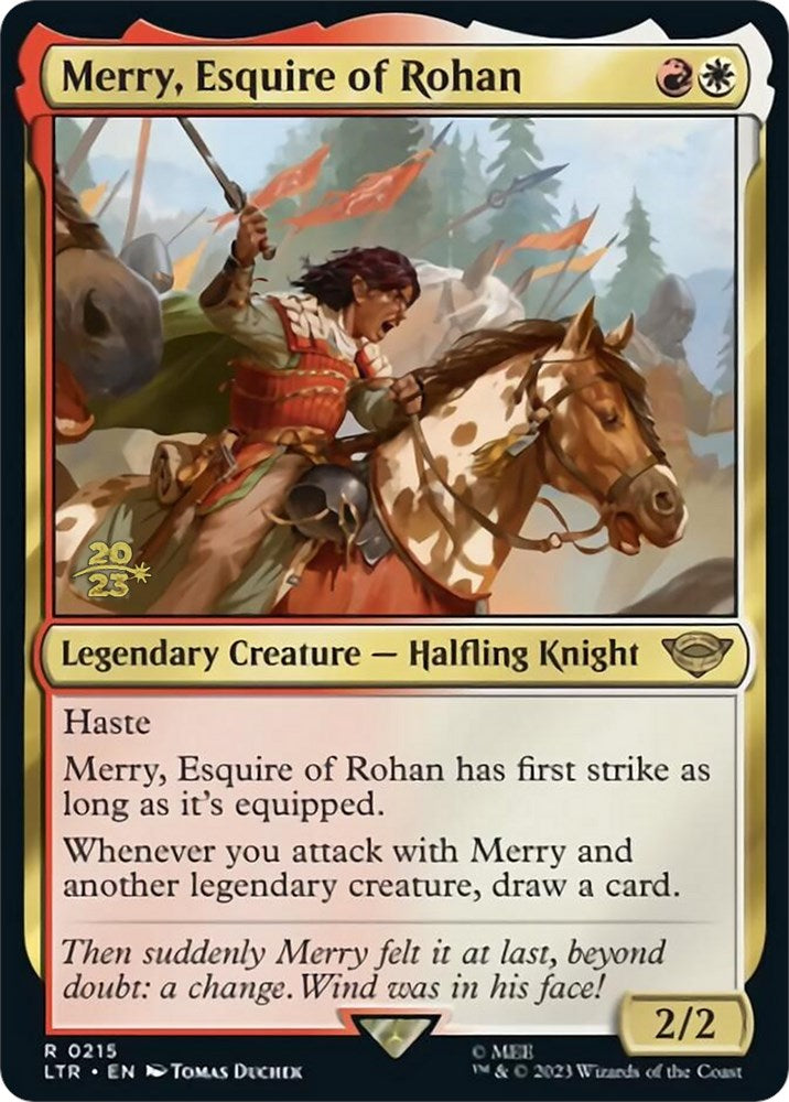 Merry, Esquire of Rohan [The Lord of the Rings: Tales of Middle-Earth Prerelease Promos] | Anubis Games and Hobby