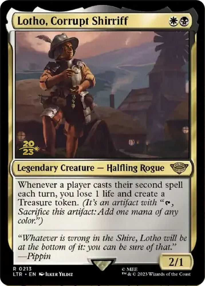 Lotho, Corrupt Shirriff [The Lord of the Rings: Tales of Middle-Earth Prerelease Promos] | Anubis Games and Hobby