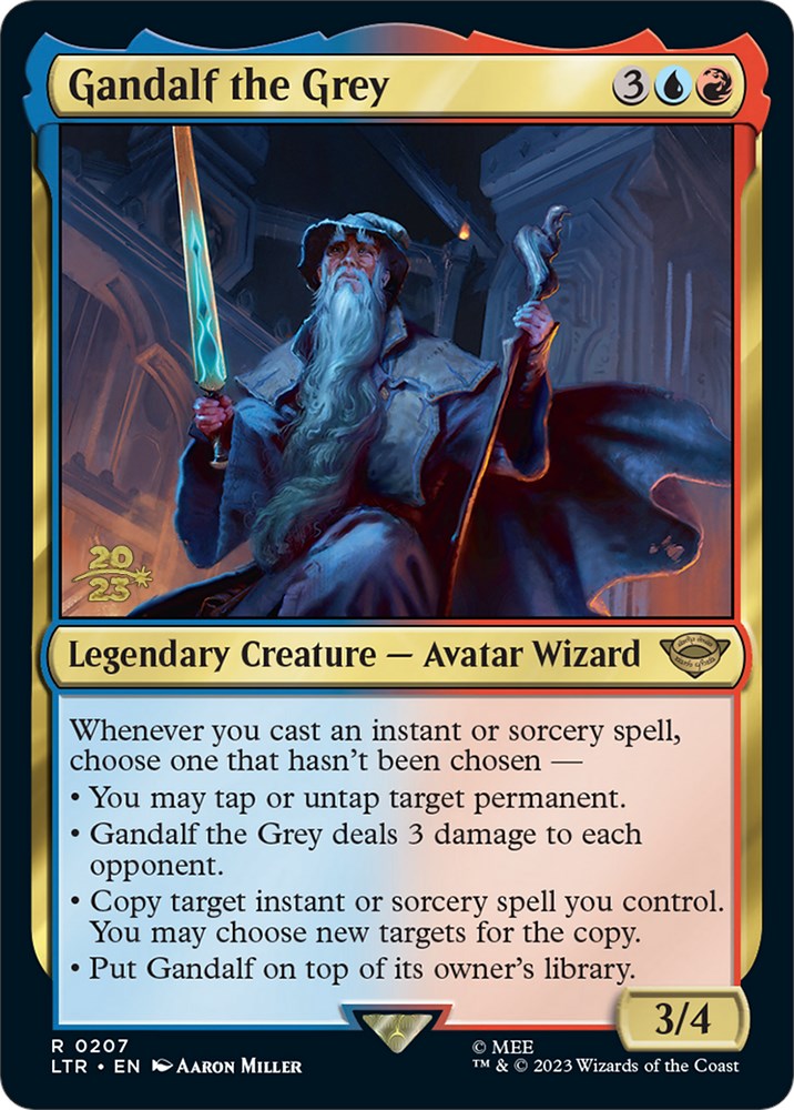 Gandalf the Grey [The Lord of the Rings: Tales of Middle-Earth Prerelease Promos] | Anubis Games and Hobby