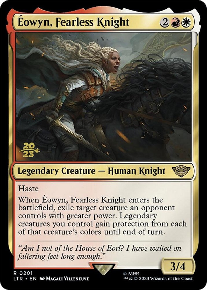 Eowyn, Fearless Knight [The Lord of the Rings: Tales of Middle-Earth Prerelease Promos] | Anubis Games and Hobby