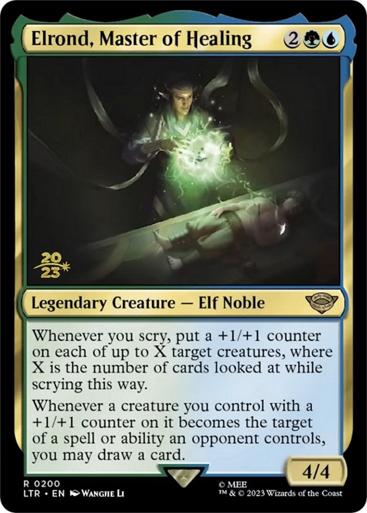 Elrond, Master of Healing [The Lord of the Rings: Tales of Middle-Earth Prerelease Promos] | Anubis Games and Hobby