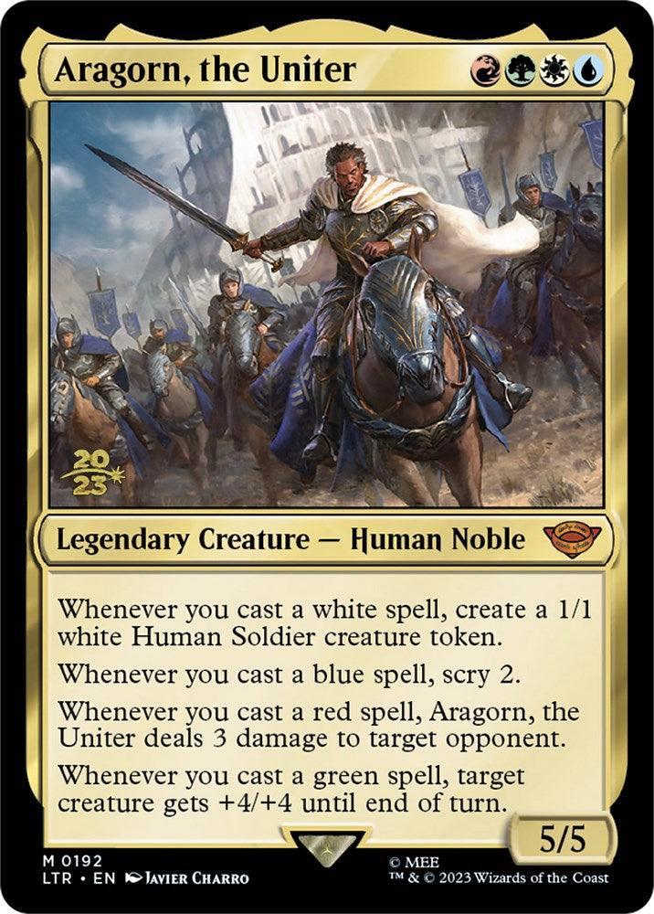 Aragorn, the Uniter [The Lord of the Rings: Tales of Middle-Earth Prerelease Promos] | Anubis Games and Hobby