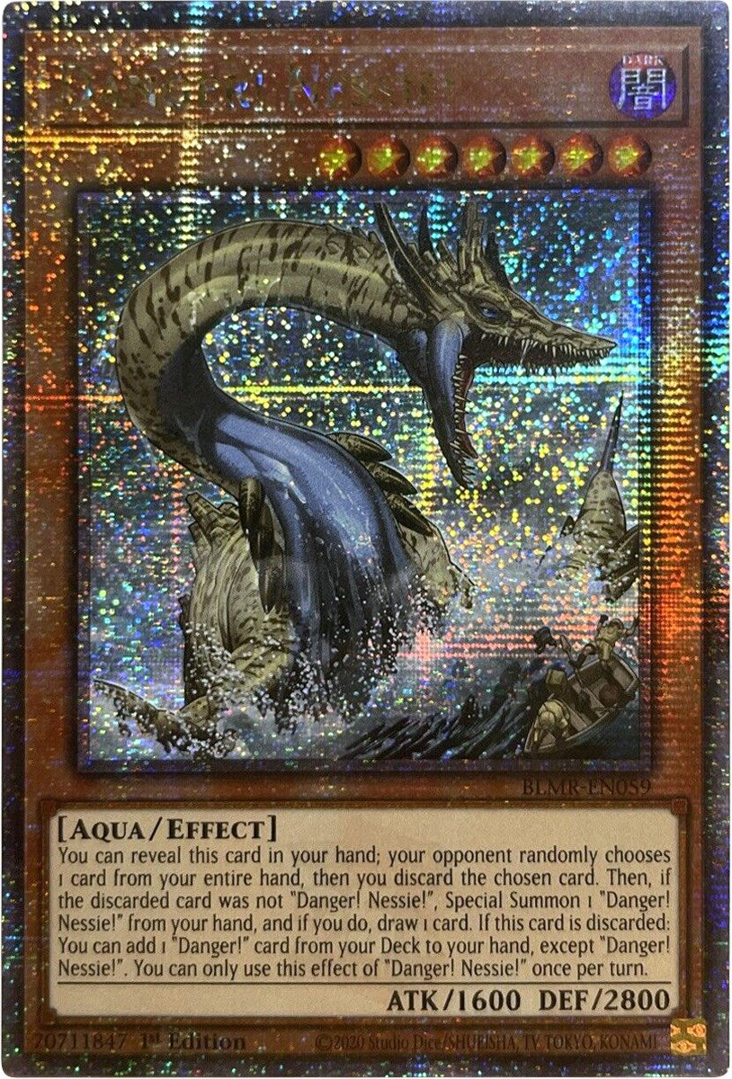 Danger! Nessie! [BLMR-EN059] Quarter Century Secret Rare | Anubis Games and Hobby