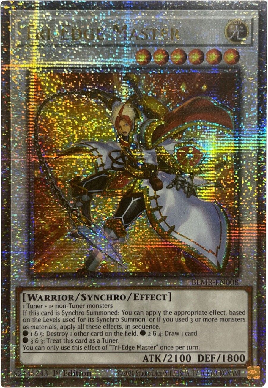 Tri-Edge Master [BLMR-EN008] Quarter Century Secret Rare | Anubis Games and Hobby