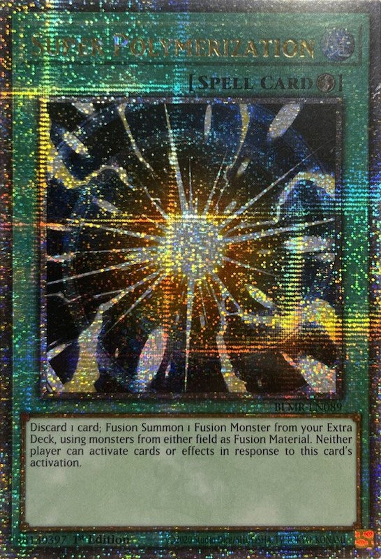 Super Polymerization [BLMR-EN089] Quarter Century Secret Rare | Anubis Games and Hobby