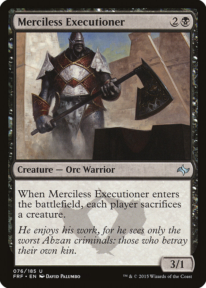 Merciless Executioner [Fate Reforged] | Anubis Games and Hobby