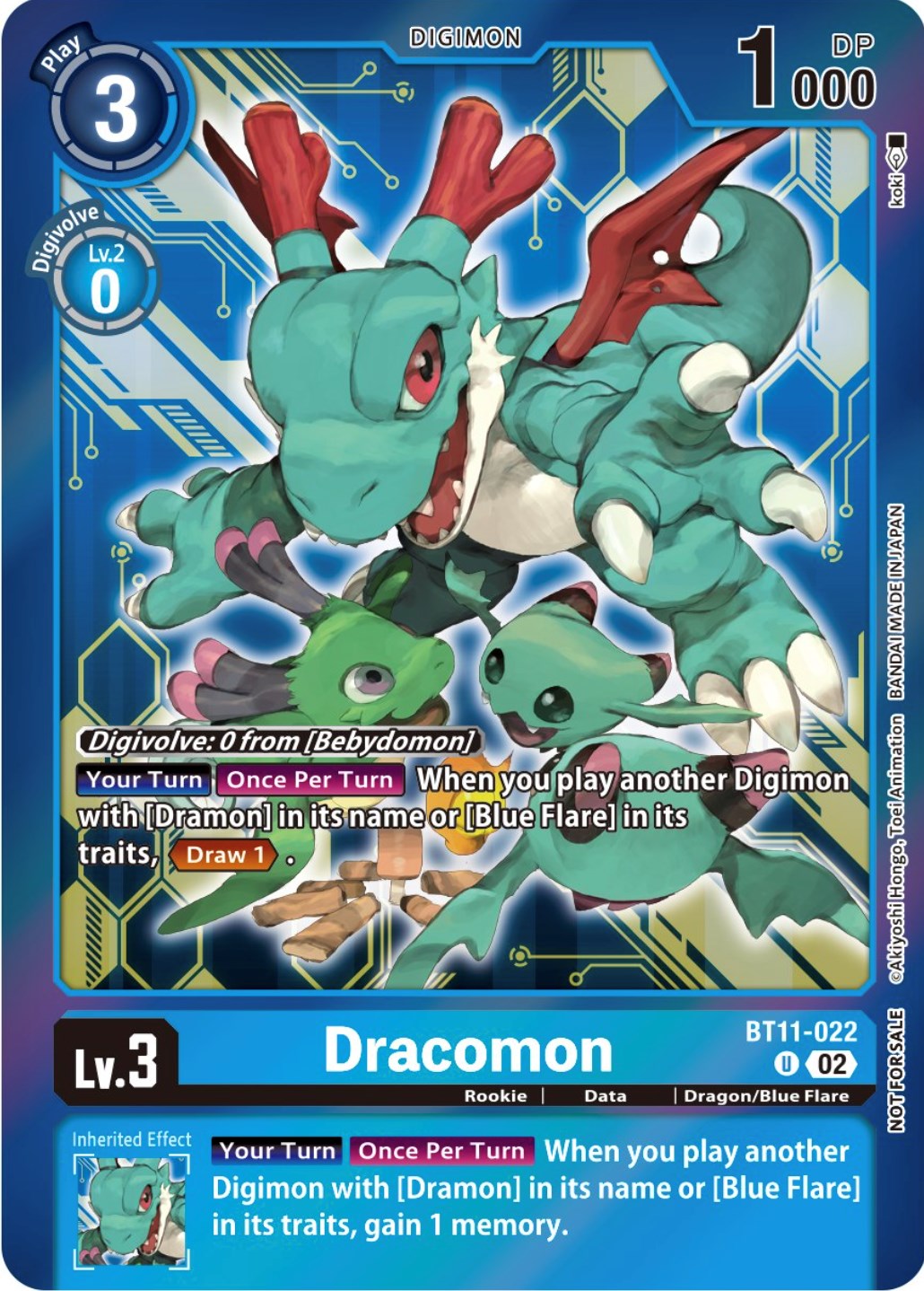 Dracomon [BT11-022] (Event Pack 5) [Dimensional Phase Promos] | Anubis Games and Hobby