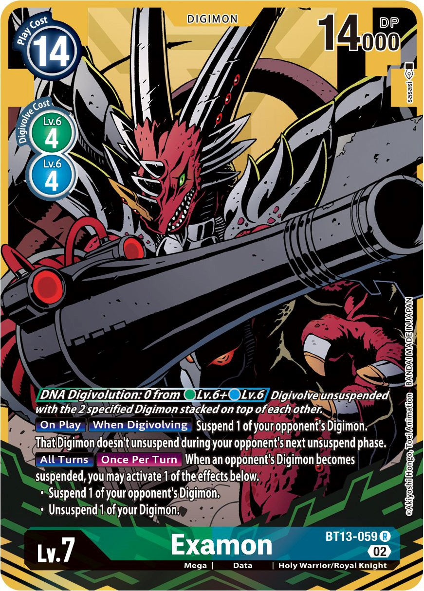 Examon [BT13-059] (Alternate Art) [Versus Royal Knights Booster] | Anubis Games and Hobby