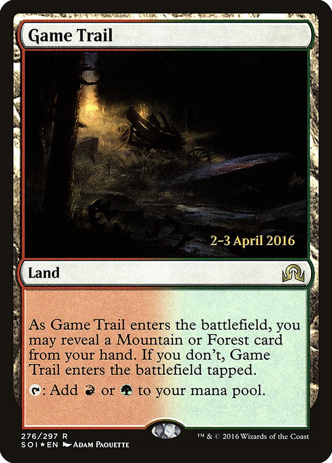 Game Trail [Shadows over Innistrad Prerelease Promos] | Anubis Games and Hobby