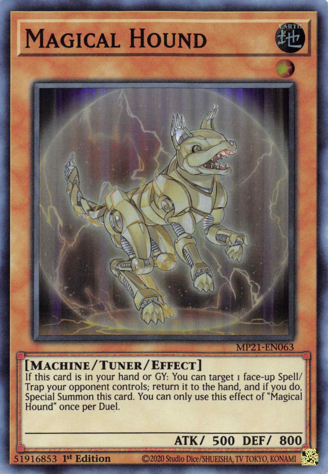 Magical Hound [MP21-EN063] Super Rare | Anubis Games and Hobby