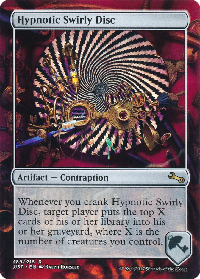 Hypnotic Swirly Disc [Unstable] | Anubis Games and Hobby