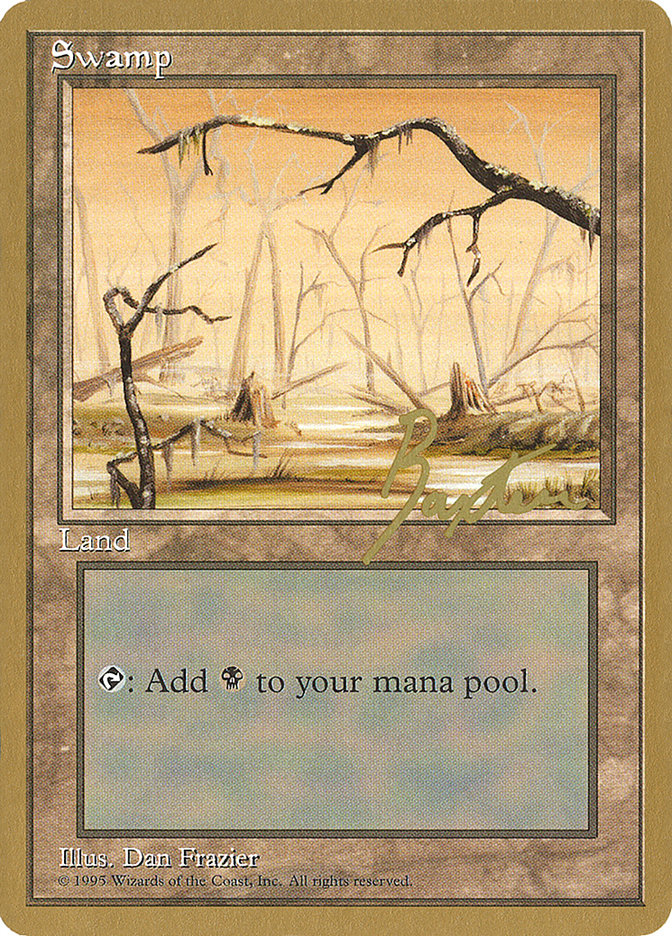 Swamp (gb370) (George Baxter) [Pro Tour Collector Set] | Anubis Games and Hobby