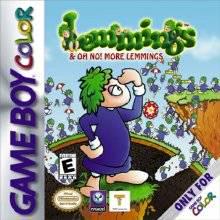 Lemmings and Oh No More Lemmings - PAL GameBoy Color | Anubis Games and Hobby