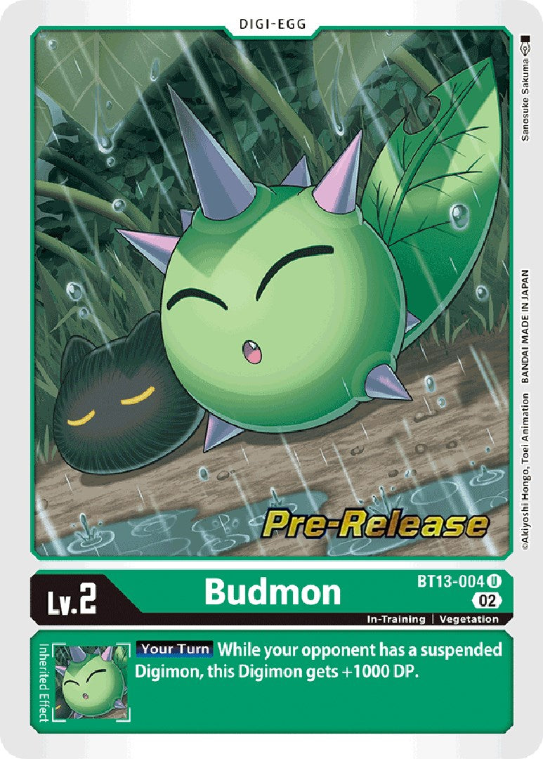 Budmon [BT13-004] [Versus Royal Knight Booster Pre-Release Cards] | Anubis Games and Hobby