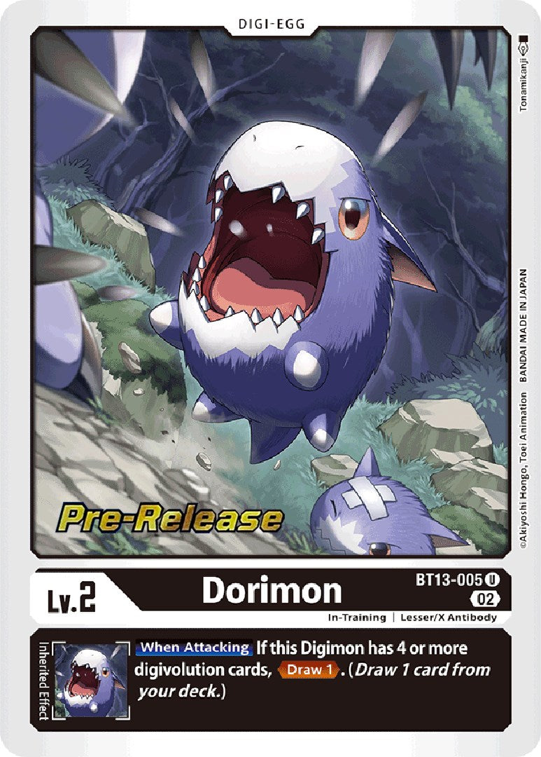 Dorimon [BT13-005] [Versus Royal Knight Booster Pre-Release Cards] | Anubis Games and Hobby