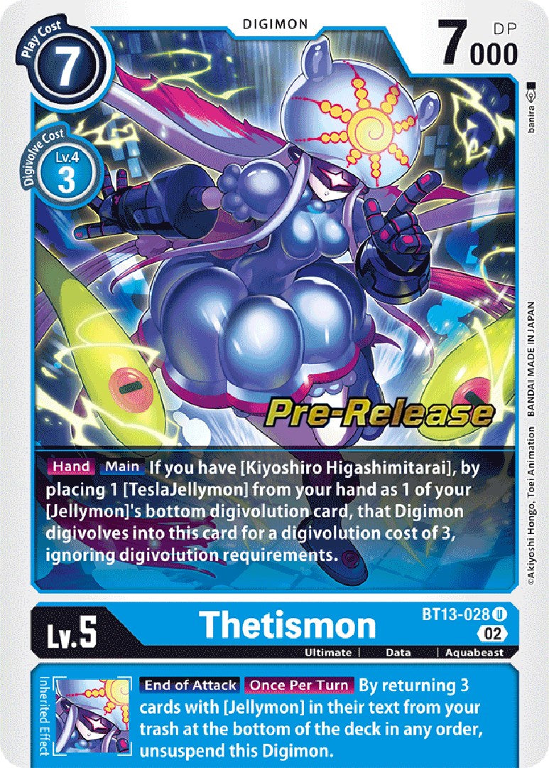 Thetismon [BT13-028] [Versus Royal Knight Booster Pre-Release Cards] | Anubis Games and Hobby