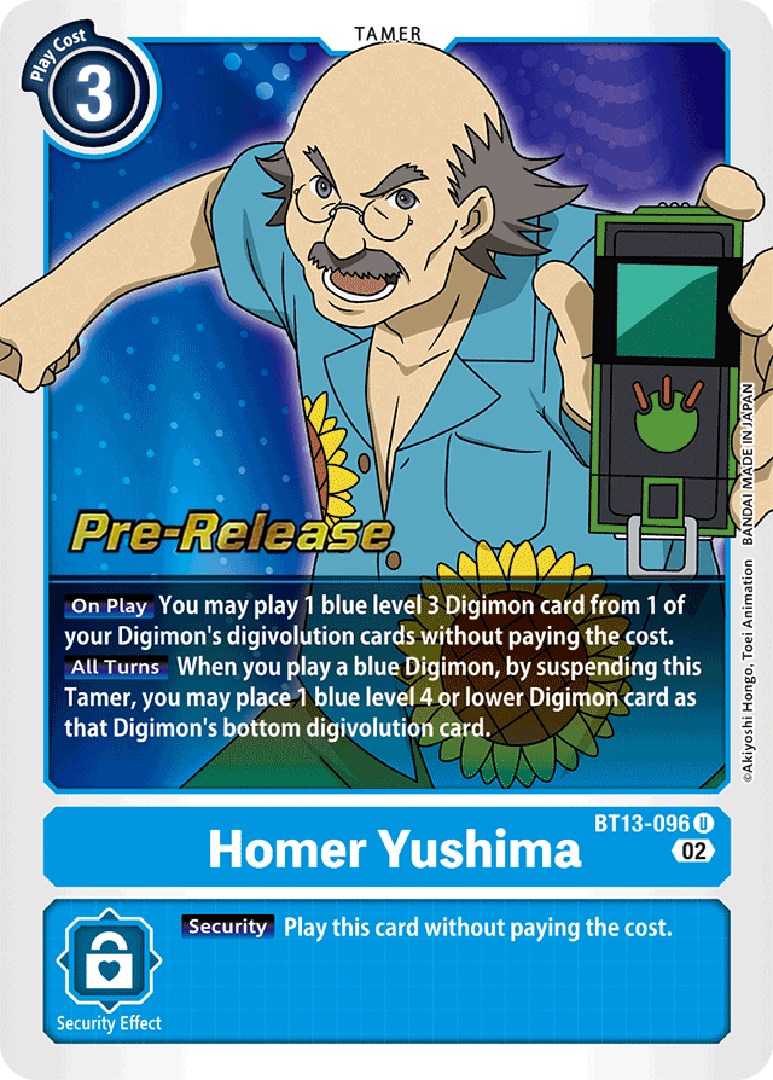 Homer Yushima [BT13-096] [Versus Royal Knight Booster Pre-Release Cards] | Anubis Games and Hobby