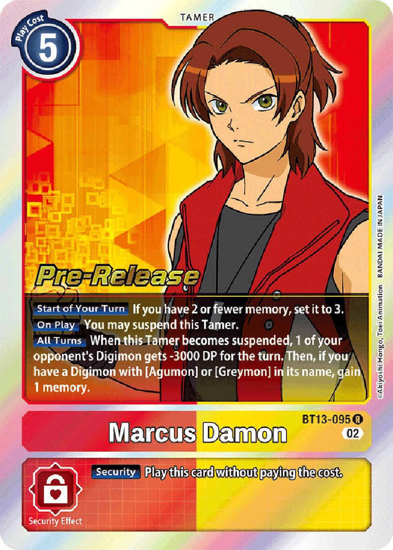 Marcus Damon [BT13-095] [Versus Royal Knight Booster Pre-Release Cards] | Anubis Games and Hobby