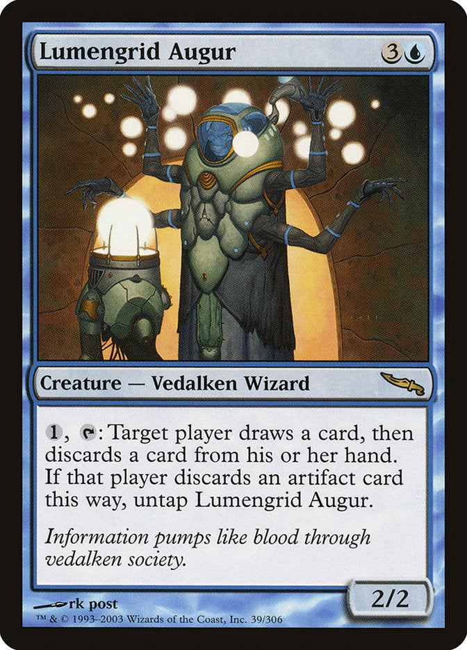 Lumengrid Augur [Mirrodin] | Anubis Games and Hobby