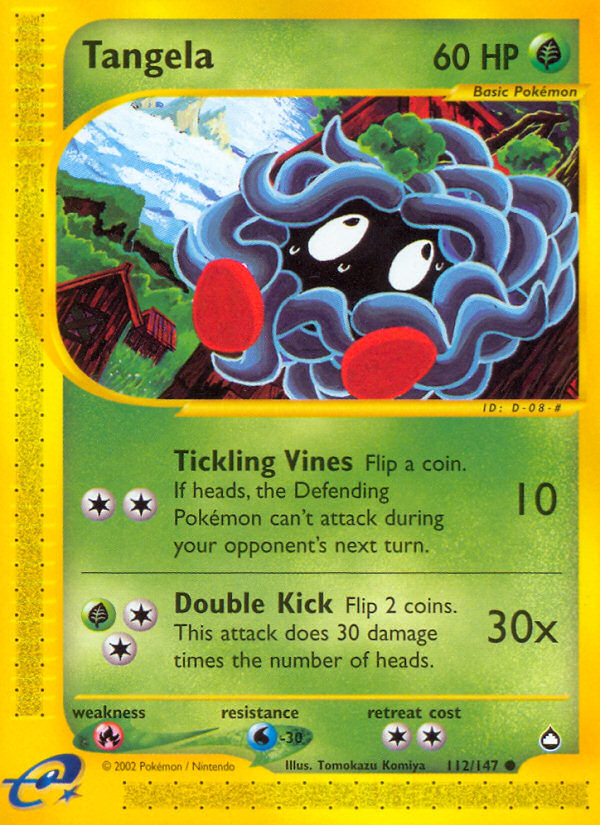 Tangela (112/147) [Aquapolis] | Anubis Games and Hobby