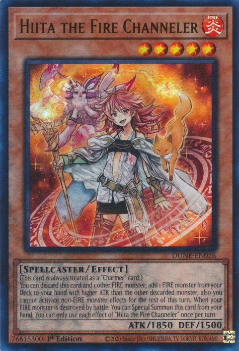 Hiita the Fire Channeler [DUNE-EN026] Ultra Rare | Anubis Games and Hobby