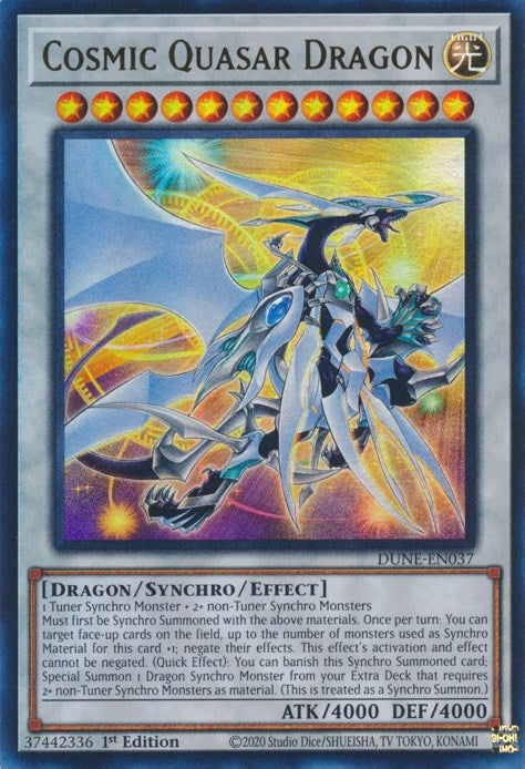 Cosmic Quasar Dragon [DUNE-EN037] Ultra Rare | Anubis Games and Hobby