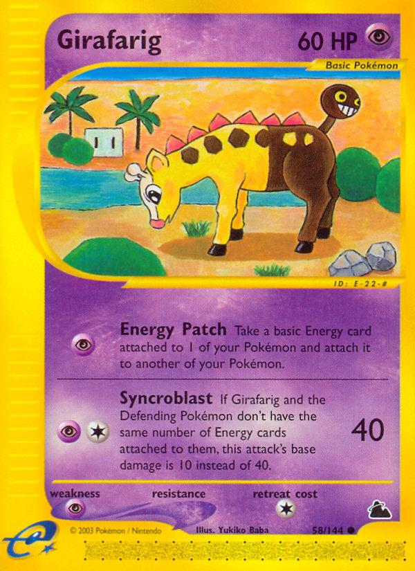 Girafarig (58/144) [Skyridge] | Anubis Games and Hobby