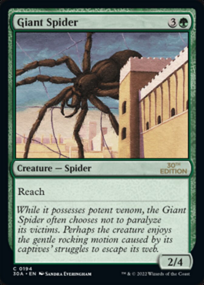 Giant Spider [30th Anniversary Edition] | Anubis Games and Hobby