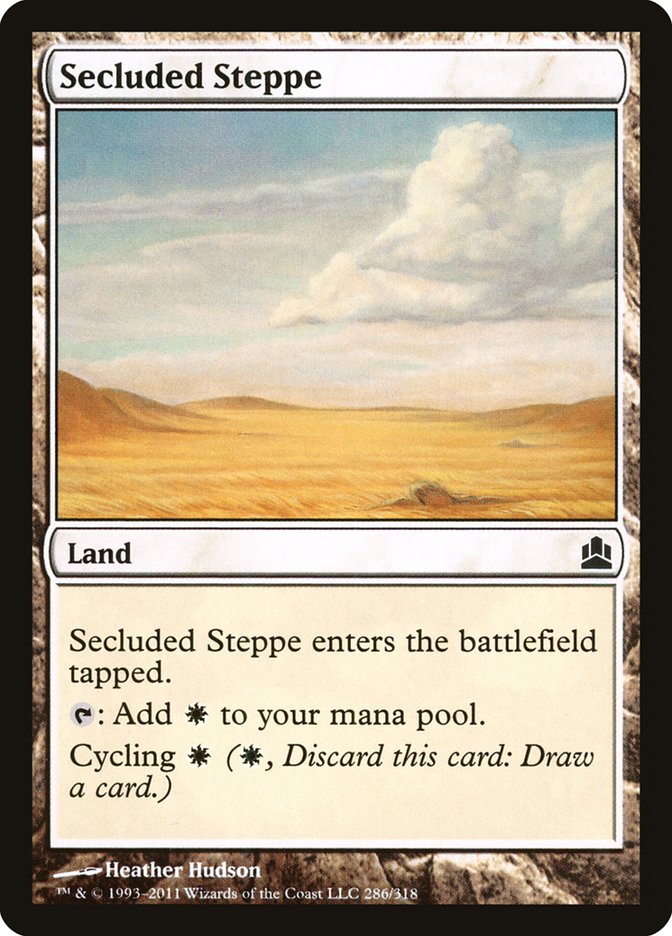 Secluded Steppe [Commander 2011] | Anubis Games and Hobby