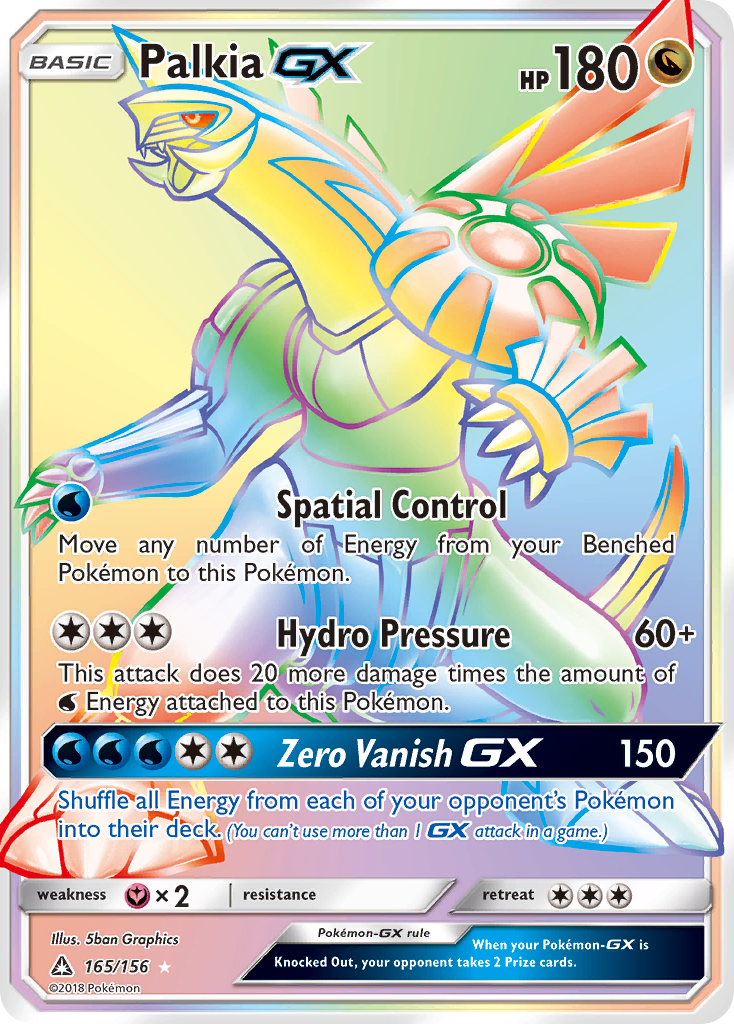 Palkia GX (165/156) [Sun & Moon: Ultra Prism] | Anubis Games and Hobby