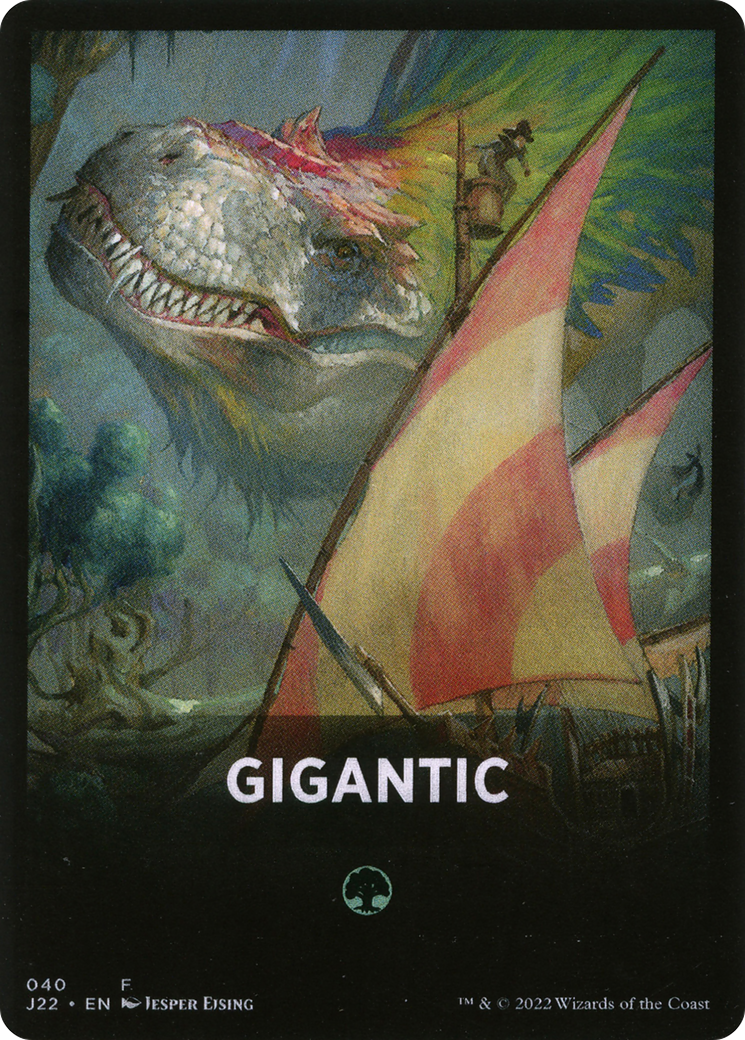 Gigantic Theme Card [Jumpstart 2022 Front Cards] | Anubis Games and Hobby