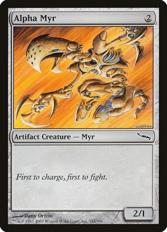 Alpha Myr [Mirrodin] | Anubis Games and Hobby