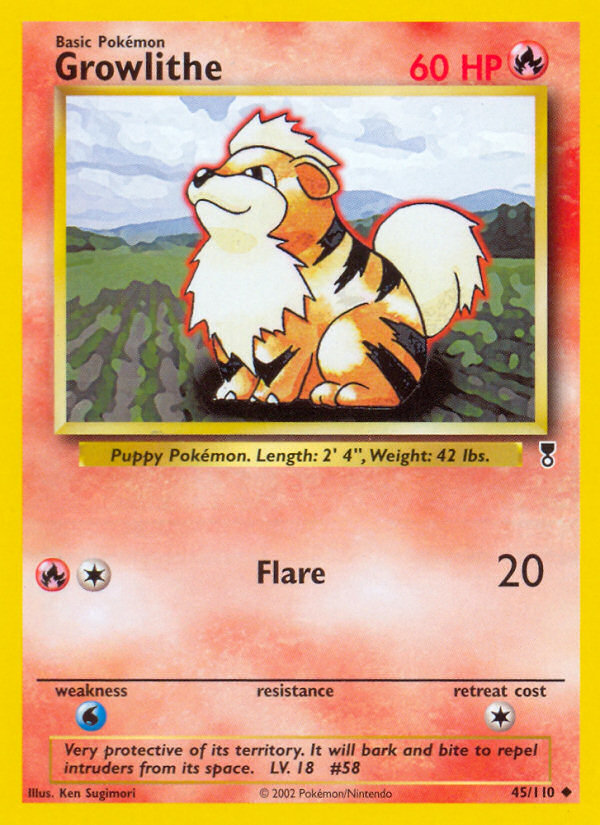 Growlithe (45/110) [Legendary Collection] | Anubis Games and Hobby