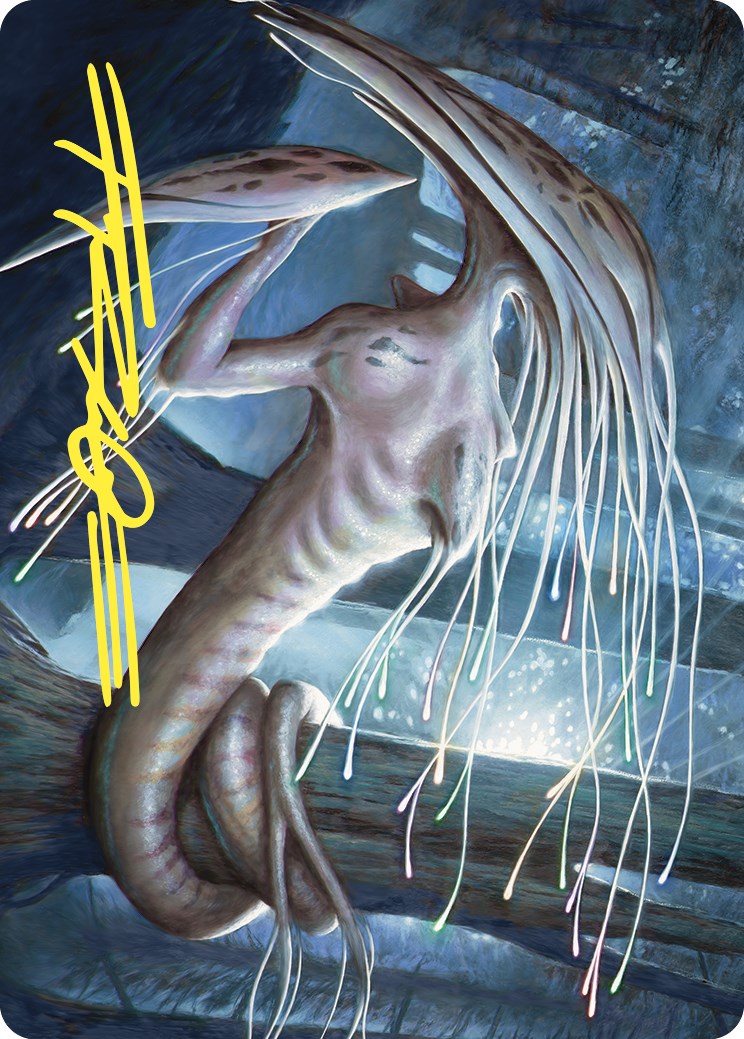 Manaweft Sliver Art Card (Gold-Stamped Signature) [Commander Masters Art Series] | Anubis Games and Hobby