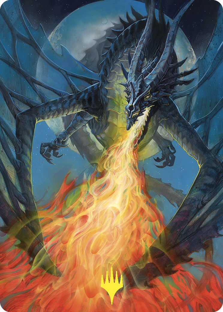 Balefire Dragon Art Card (Gold-Stamped) [Commander Masters Art Series] | Anubis Games and Hobby