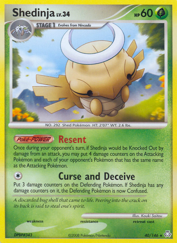 Shedinja (40/146) [Diamond & Pearl: Legends Awakened] | Anubis Games and Hobby