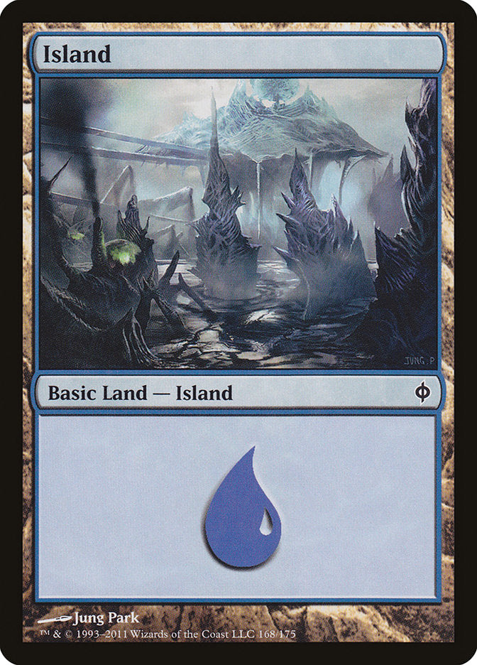 Island (168) [New Phyrexia] | Anubis Games and Hobby