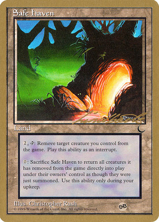 Safe Haven - 1996 Leon Lindback (CHR) (SB) [Pro Tour Collector Set] | Anubis Games and Hobby