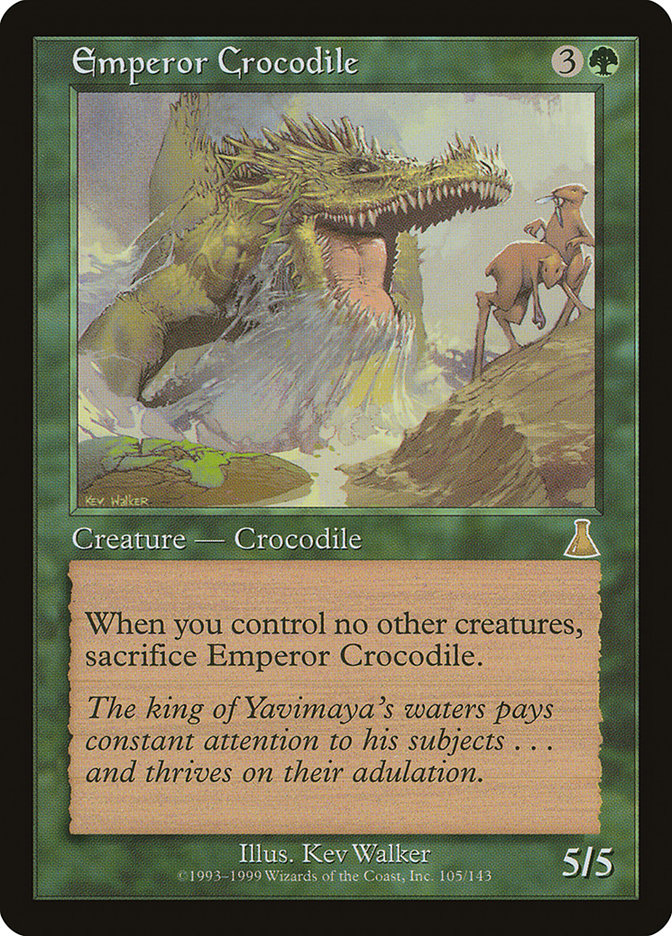 Emperor Crocodile [Urza's Destiny] | Anubis Games and Hobby