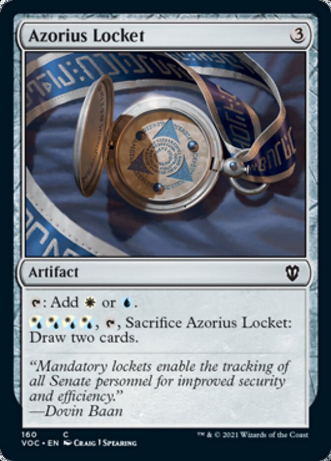 Azorius Locket [Innistrad: Crimson Vow Commander] | Anubis Games and Hobby