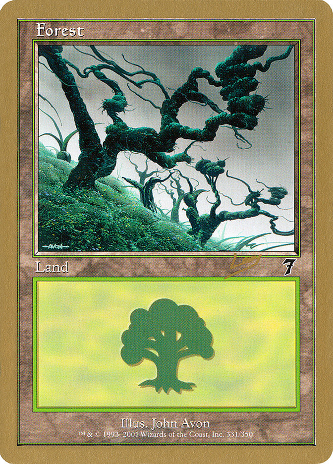 Forest (rl331) (Raphael Levy) [World Championship Decks 2002] | Anubis Games and Hobby