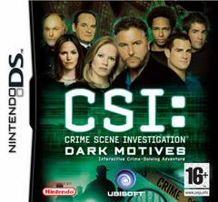 CSI Dark Motives - PAL Nintendo DS | Anubis Games and Hobby