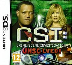 CSI: Crime Scene Investigation Unsolved - PAL Nintendo DS | Anubis Games and Hobby