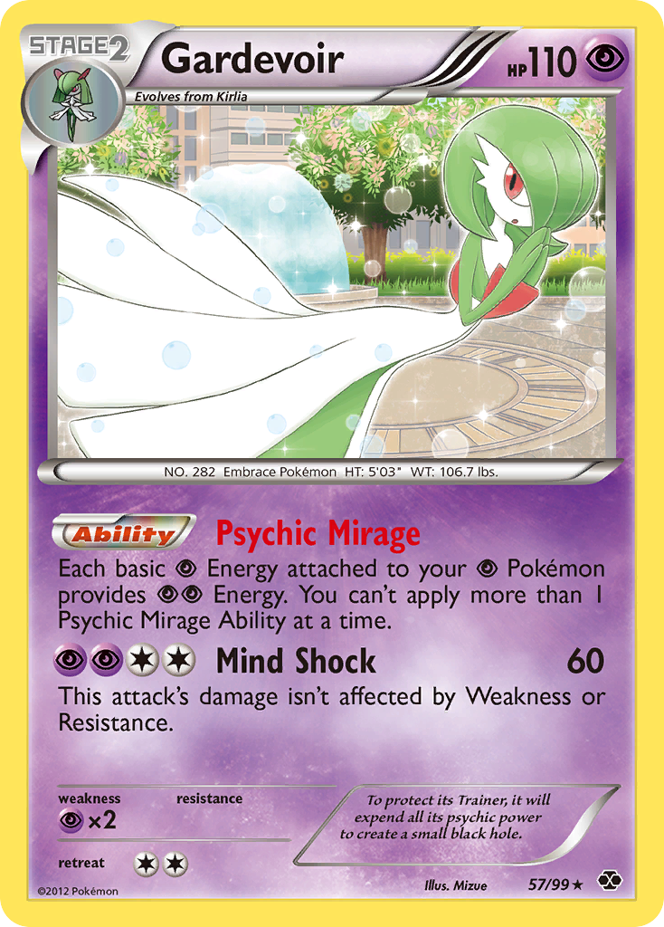 Gardevoir (57/99) [Black & White: Next Destinies] | Anubis Games and Hobby