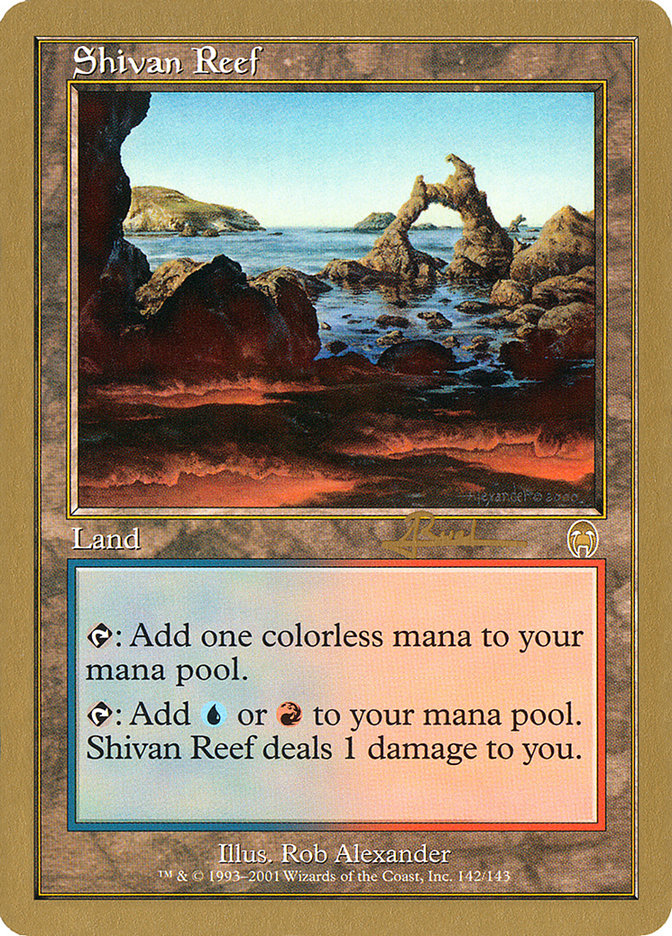 Shivan Reef (Antoine Ruel) [World Championship Decks 2001] | Anubis Games and Hobby