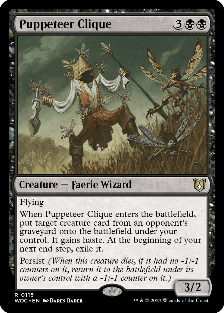 Puppeteer Clique [Wilds of Eldraine Commander] | Anubis Games and Hobby