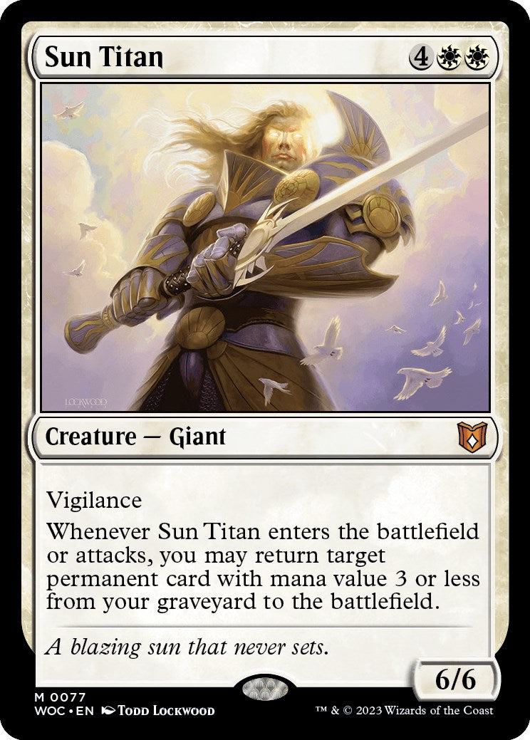 Sun Titan [Wilds of Eldraine Commander] | Anubis Games and Hobby