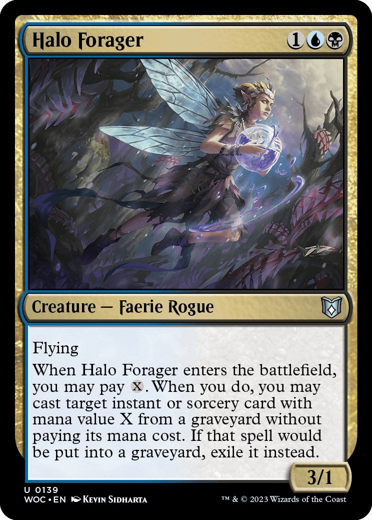 Halo Forager [Wilds of Eldraine Commander] | Anubis Games and Hobby