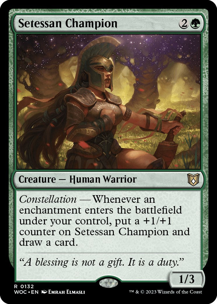 Setessan Champion [Wilds of Eldraine Commander] | Anubis Games and Hobby