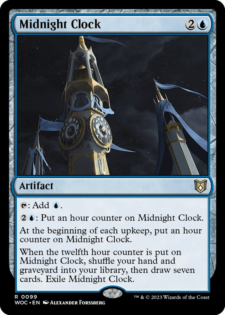 Midnight Clock [Wilds of Eldraine Commander] | Anubis Games and Hobby